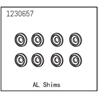Aluminium Unterlegscheiben (8 St.) ABSIMA 1230657