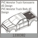 PVC Monster Truck Karosserie 4S Design ABSIMA 1330382