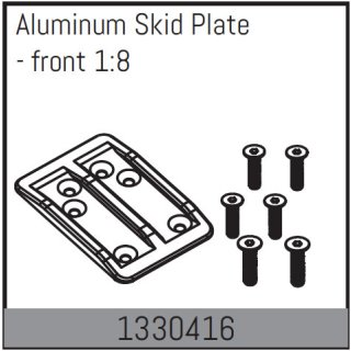 Aluminium Skid Platte - vorne  ABSIMA 1330416