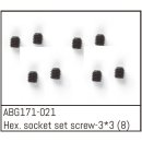 Hex. Socket Set Screw M3*3 (8PCS) ABSIMA ABG171-021
