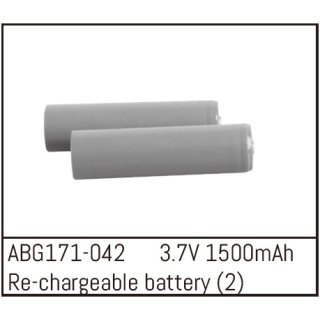 Re-chargeable Li-Ion Batteries - 3.7V 1500mAh (2PCS) ABSIMA ABG171-042