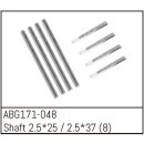 Shaft Set - 2.5*25 (4PCS) /2.5*37 (4PCS) ABSIMA ABG171-048