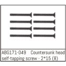 Countersunk Screw M2*15 (8PCS) ABSIMA ABG171-049