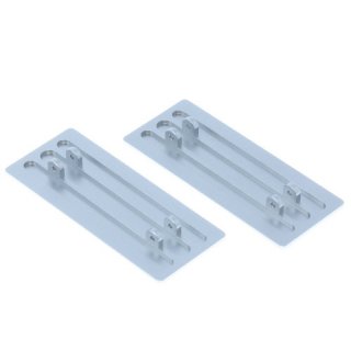 Aluminium Klettbefestigung (2 St.) ABSIMA RC138004