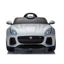 Kinderfahrzeug Elektroauto Jaguar F-Type Silber lackiert...