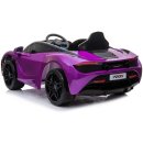 Kinderfahrzeug Kinder Elektroauto "McLaren 720S" - lizenziert - MP3, Ledersitz, EVA, violett lackiert