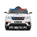 Kinderfahrzeug Polizei Design BLT-201 Weiß Ledersitz EVA-Reifen