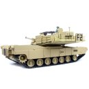 Torro 1/16 RC M1A2 Abrams sand BB+IR Metallketten
