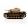 Torro 1/16 RC Panzer III Ausf. H sand BB+IR