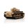 Torro 1/16 RC Panzer III Ausf. H sand BB+IR Metallketten