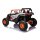 Kinderfahrzeug Quad Buggy UTV-MX Orange-Weiß, 24 Volt, Doppelsitzer, Leder, EVA, Allrad, MP3, 142 cm XXL