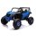 Kinderfahrzeug Quad Buggy UTV-MX Blau, 24 Volt, Doppelsitzer, Leder, EVA, Allrad, MP3, 142 cm XXL