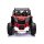 Kinderfahrzeug Quad Buggy UTV-MX Rot, 24 Volt, Doppelsitzer, Leder, EVA, Allrad, LCD, MP4, 142 cm XXL