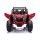 Kinderfahrzeug Quad Buggy UTV-MX Rot, 24 Volt, Doppelsitzer, Leder, EVA, Allrad, LCD, MP4, 142 cm XXL