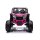 Kinderfahrzeug Quad Buggy UTV-MX Pink, Rosa, 24 Volt, Doppelsitzer, Leder, EVA, Allrad, LCD, MP4, 142 cm XXL