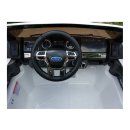 Kinderfahrzeug Elektroauto für Kinder "Ford Ranger Wildtrak Doppelsitzer" weiß 4x45W Ledersitze EVA LCD Panel