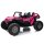 Kinderfahrzeug - Elektro Auto "SX1928" 24 Volt, 2x 12V7A Akku, 4 x 55W Motoren 2,4Ghz, Allrad, Doppelsitzer, Ledersitze, EVA, Pink