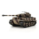 Torro 1/16 RC Panzer Tiger I Späte Ausf. wüste BB Rauch...