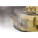 RC Panzer "M1A2 Abrams" 1:16 Heng Long -Rauch&Sound, Stahlgetriebe, Metallketten, 2,4Ghz V7.0 - Upg-A