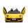 Kinderfahrzeug - Elektro Auto "Lamborghini Aventador SVJ Doppelsitzer" - lizenziert - 12V7AH, 2 Motoren 2,4Ghz Fernsteuerung, MP3, Ledersitz, EVA, Lackiert, Gelb