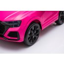 Kinderfahrzeug - Elektro Auto "Audi RS Q8" - lizenziert - 12V7A Akku und 2 Motoren, 2,4Ghz,  MP3,  Leder,  EVA, Pink