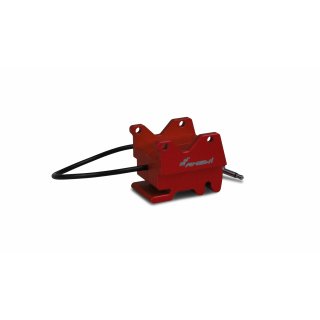 Elektronisches Schnellwechselsystem für Bagger 1:14 CNC Aluminium, rot