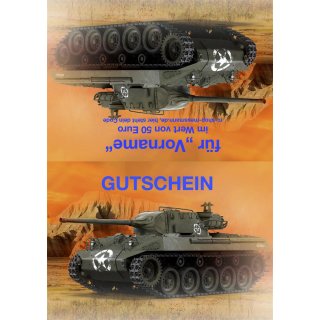 Gutschein 50 EUR Motiv Panzer 1
