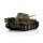 Torro 1/16 RC Panzer Panther F tarn IR Rauch