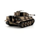 Torro 1/16 RC Tiger I Späte Ausf. wüste IR Rauch