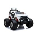 Kinderfahrzeug Elektroauto für Kinder "Ford Ranger Monster" weiss 4x45W EVA-Reifen Ledersitze