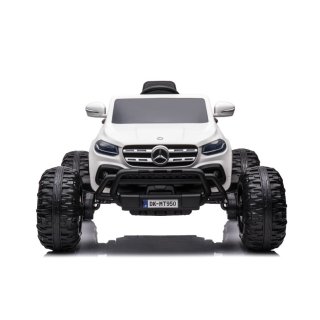 Kinderfahrzeug Elektroauto für Kinder "Mercedes DK-MT950" weiss 4x45W EVA-Räder Ledersitze