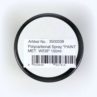 Absima Paintz Polycarbonat Spray "MET. WEIß" 150ml