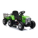 Kinderfahrzeug - Elektro Auto Traktor mit Anhänger -...