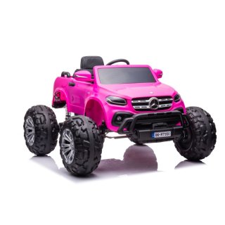 Kinderfahrzeug Elektroauto für Kinder "Mercedes DK-MT950" 4x45W Ledersitze EVA Barbie Pink