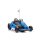Kinder Elektroauto "e-Gokart" mit 24V und Driftfunktion + 2x 12V7A (24V7A) Akku und 2 Motoren -Blau