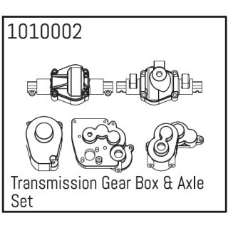 Transmission Gear Box & Axle Set Micro Crawler 1:18 u. 1:24