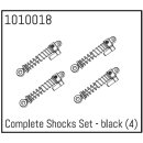 Complete Shocks Set - black (4 St.) Micro Crawler 1:18 u....