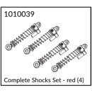 Complete Shocks Set - red (4 St.) Micro Crawler 1:18
