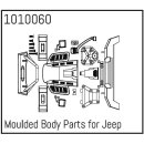 Moulded Body Parts for Jeep Micro Crawler 1:18