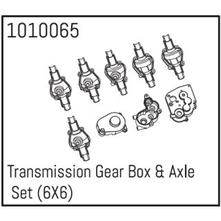 Transmission Gear Box & Axle Set (6X6) Micro Crawler 1:18