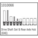 Drive Shaft Set & Rear Axle Hub (6X6) Micro Crawler 1:18