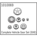 Complete Vehicle Gear Set (6X6) Micro Crawler 1:18
