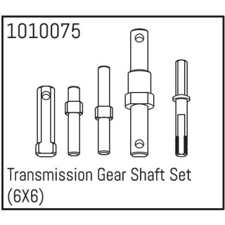 Transmission Gear Shaft Set (6X6) Micro Crawler 1:18
