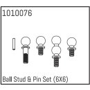 Ball Stud & Pin Set (6X6) Micro Crawler 1:18