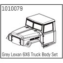 Grey Lexan 6X6 Truck Body Set Micro Crawler 1:18
