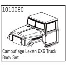 Camouflage Lexan 6X6 Truck Body Set Micro Crawler 1:18