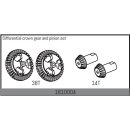 Differential crown gear and pinion set