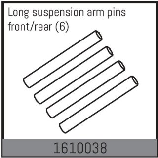 Long suspension arm pins front/rear (6 Pcs.)