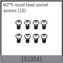 M2*5 round head socket screws (10 Pcs.)