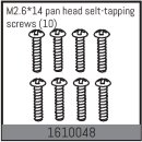 M2.6*14 pan head selt-tapping screws (10 Pcs.)